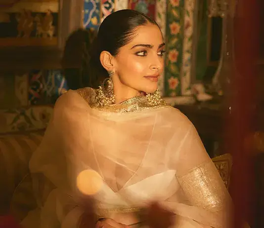 Sonam Kapoor in Regal Lehenga Choli Set This Wedding Season