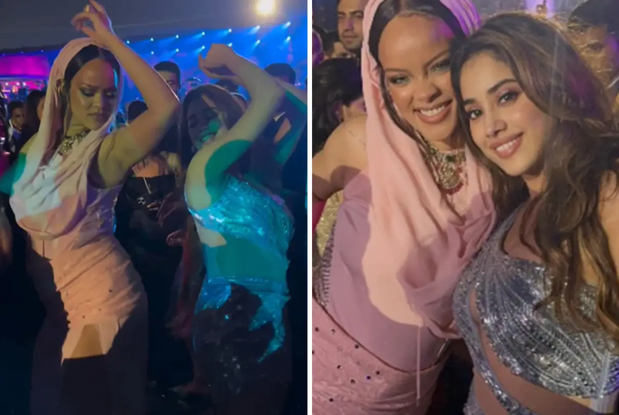 Janhvi Kapoor & Rihanna Dance to ‘Zingaat’ at Ambani’s Pre-Wedding Bash Goes Viral