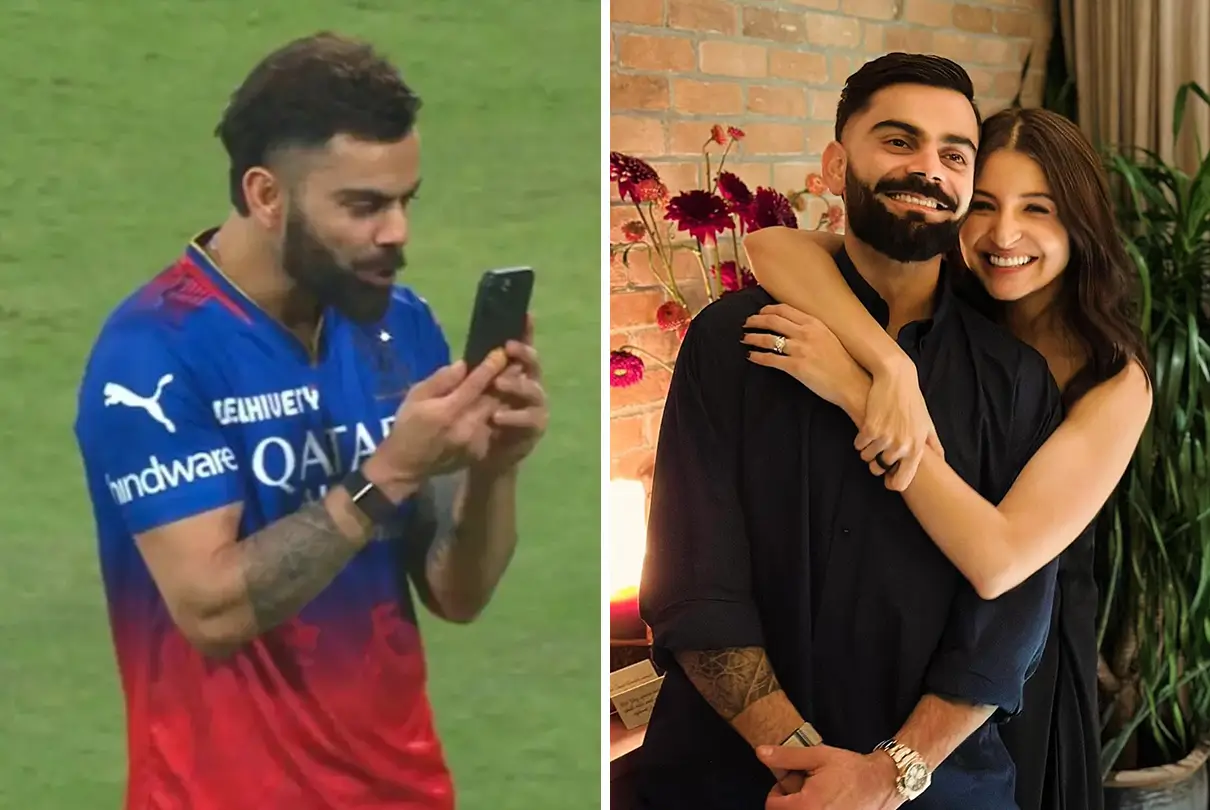 Virat Kohli’s Video Call With Anushka Sharma and Kids After RCB Win Against Punjab Kings is Breaking the Internet