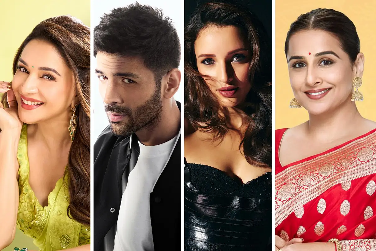 Is It True That Madhuri Dixit, Vidya Balan, Kartik Aaryan, and Triptii Dimri Are Shooting a New Version of ‘Ami Je Tomar’ for Bhool Bhulaiyaa 3 in Mumbai? Read More to Know