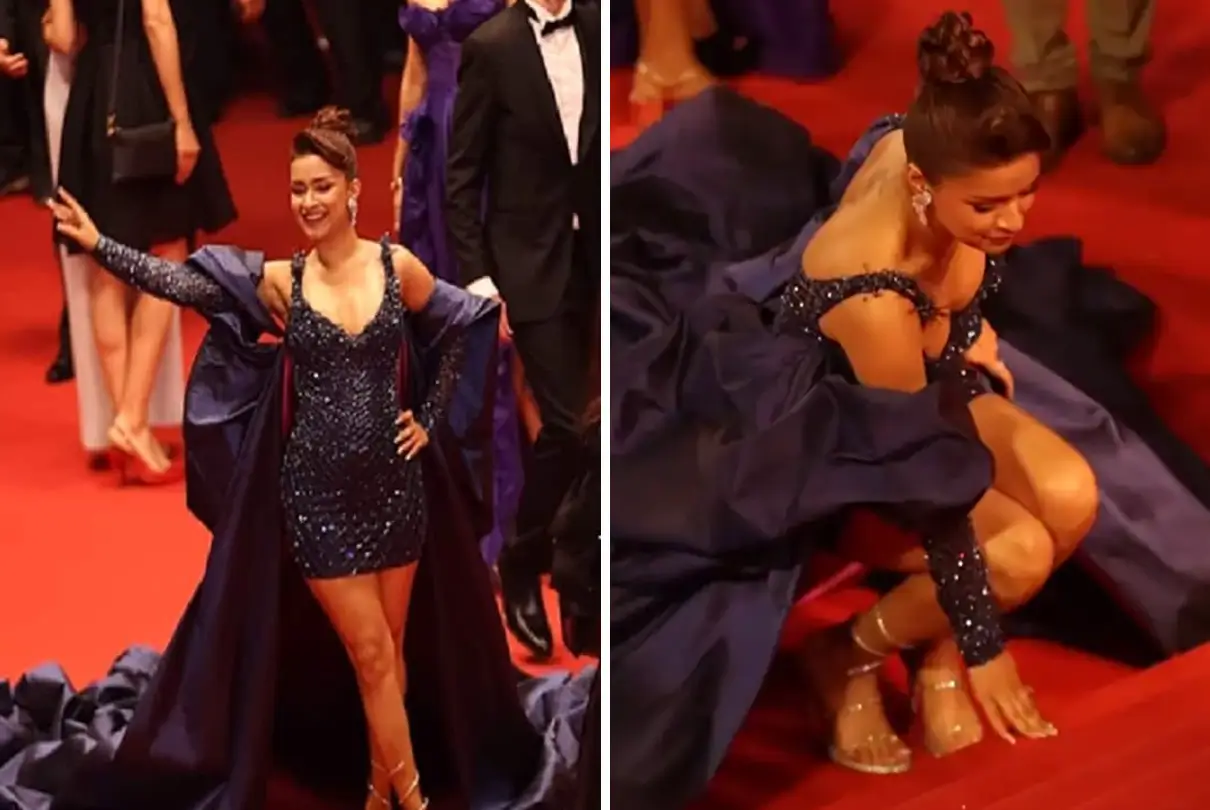 Cannes 2024: Avneet Kaur Wins Hearts As She Bows Down In Respect To The Red Carpet In Her Debut