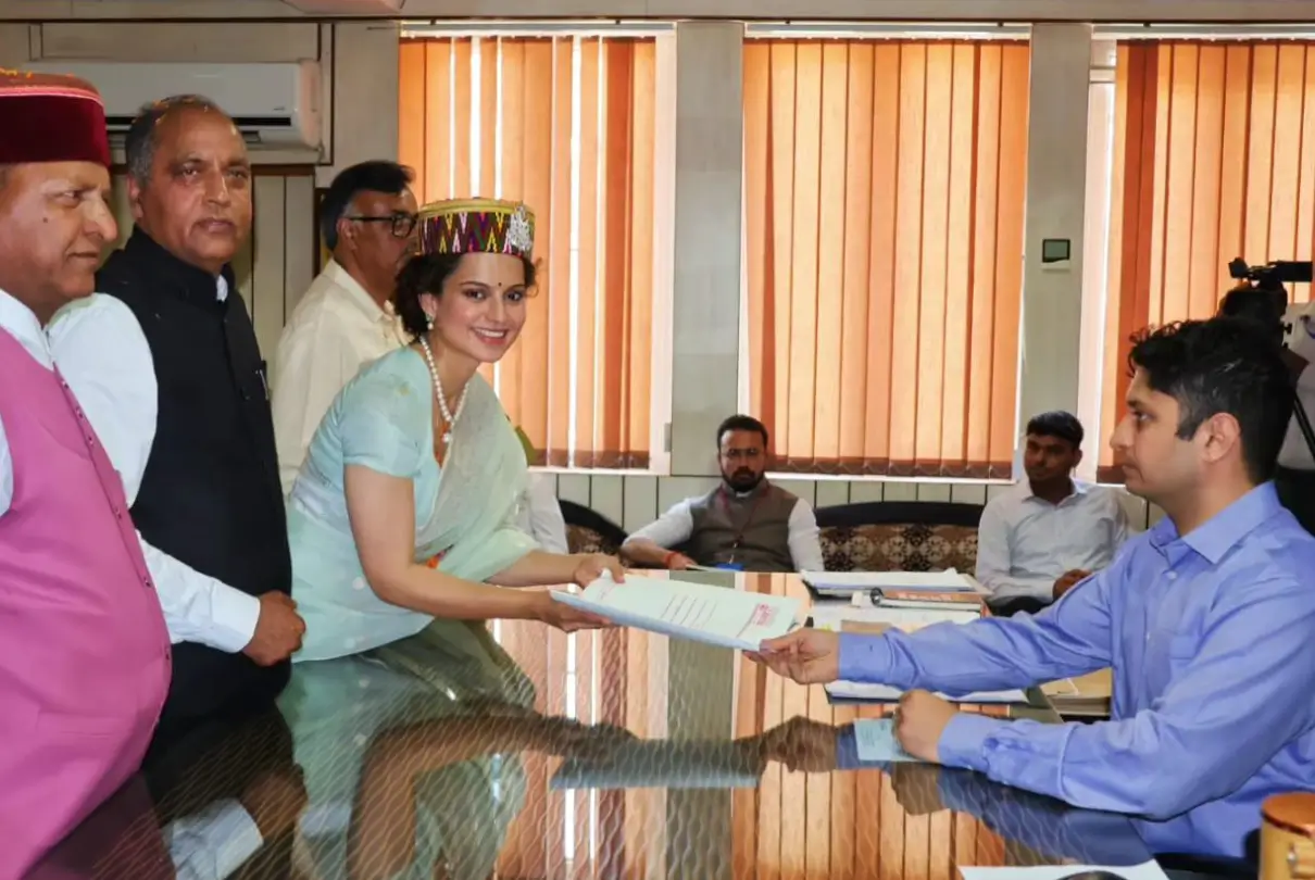 Kangana Ranaut Submits Her Nomination From Mandi for the Lok Sabha Elections: Says "I've Been Successful in Bollywood, I'm Hopeful..."