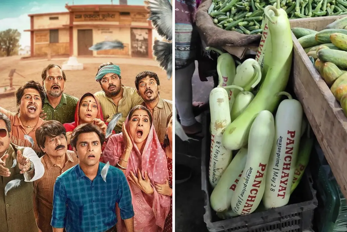 Panchayat Makers Creatively Market Season 3 Release Date in Vegetable Markets, Read More to Know Full Details!