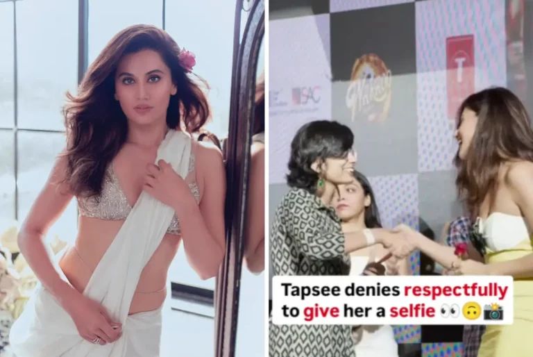 Influencer Criticizes Taapsee Pannu for Refusing Selfie at 'Hauli Hauli' Song Launch Event; Netizens Say "Taapsee Pannu Needs Better PR Training”; Read More to Know Full Details!