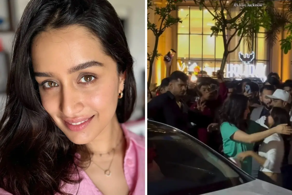 Shraddha Kapoor Gets Mobbed by Overwhelming Fans in Lucknow! Fans' Excitement Made Managing Security a Challenging Task; Watch Video Now!