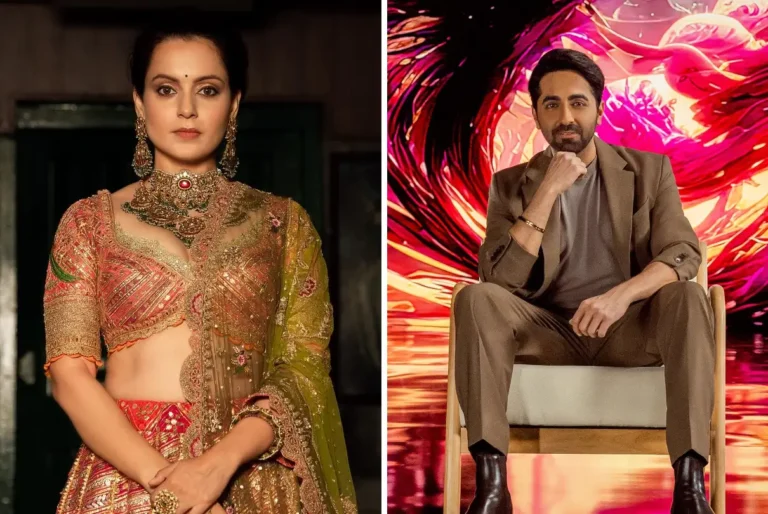 Kangana Ranaut Stands by Her Remark Calling Ayushmann Khurrana a ‘Chaploos Outsider’: Says "He Was the One Who…"; Read More to Get Full Details!