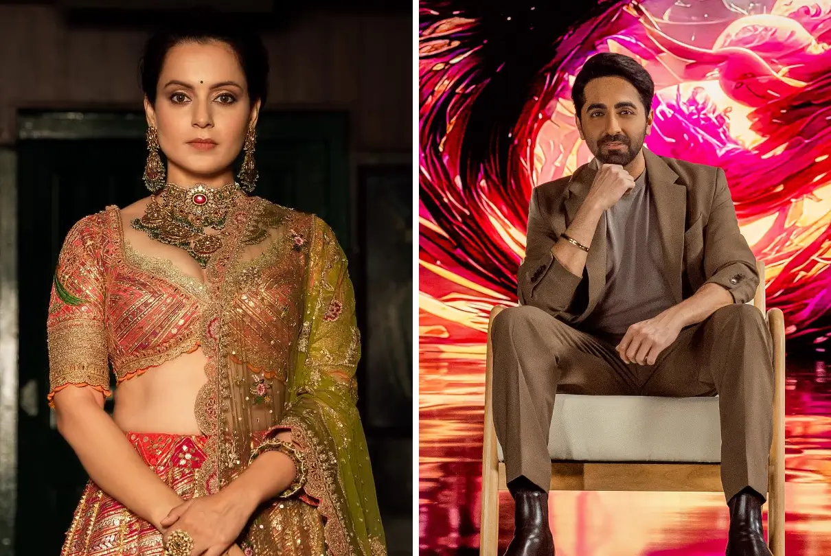 Kangana Ranaut Stands by Her Remark Calling Ayushmann Khurrana a ‘Chaploos Outsider’: Says "He Was the One Who…"; Read More to Get Full Details!